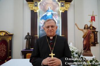 Cristo è risorto! Auguri di Buona Pasqua da Mons. Arcivescovo di Leopoli Mieczyslaw Mokrzycki title=